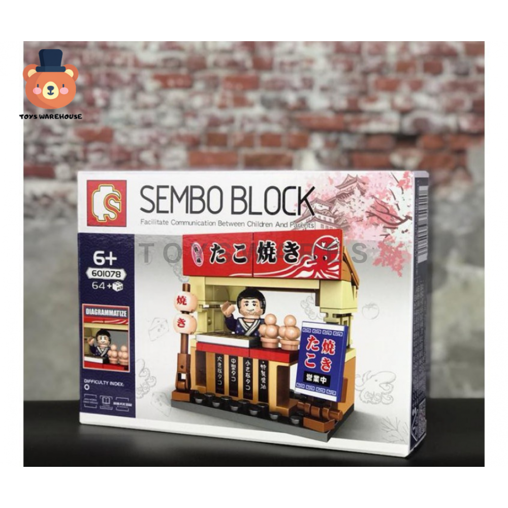 SEMBO BLOCK Japanese Style 601078 Lego Compatible Mini